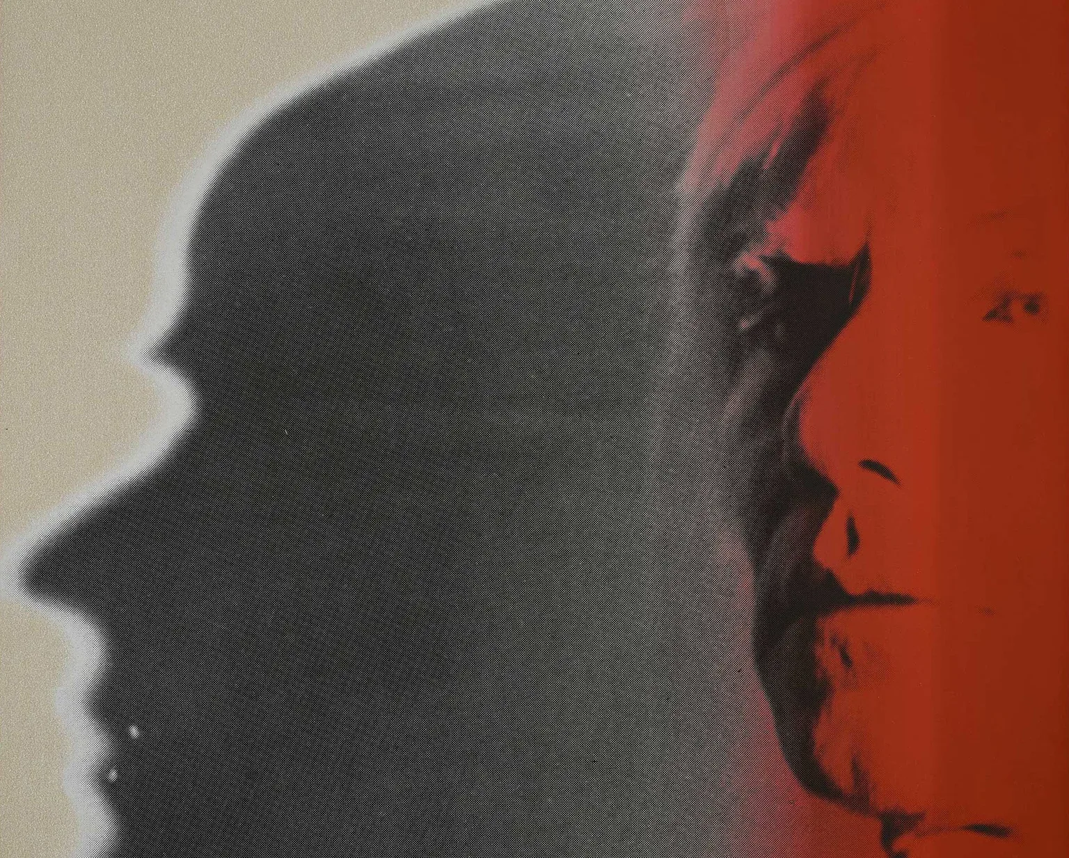 Andy Warhol The Shadow, 1981 color silkscreen print with diamond dust on Lenox Museum Board